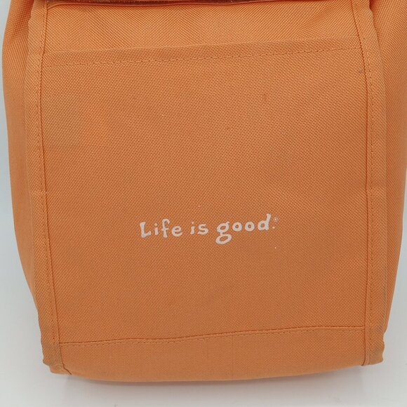 Life is Good Insulated Hook & Loop Lunch Bag with Handle - Picture 15 of 16